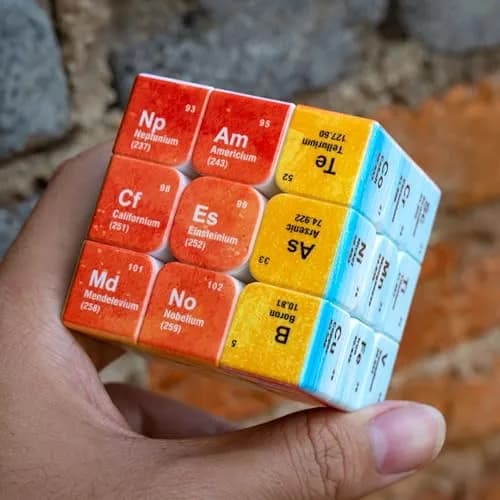Cuberspeed Periodic Table 3x3 Speed Cube Puzzle Magic Cube 7.62 cm (3x3x3) | Educational STEM Learning Toy thumbnail 7