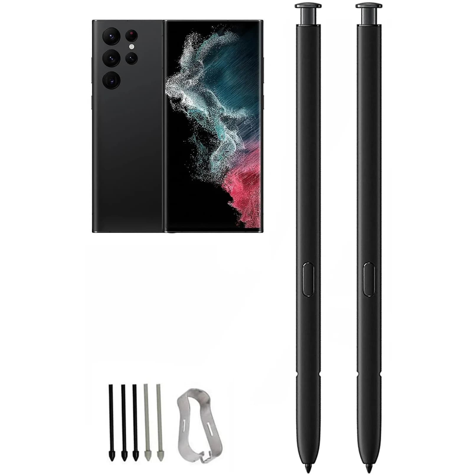 Befzygwk 2 Pcs S22 Ultra S Pen Replacement Stylus 4096 Pressure Levels | Compatible with Samsung Galaxy S22 Ultra 5G - main product image