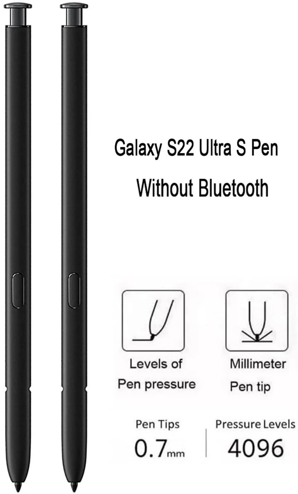 Befzygwk Stylus Pen for Samsung Galaxy S22 Ultra 5G - Black (2 Pack) - view 4