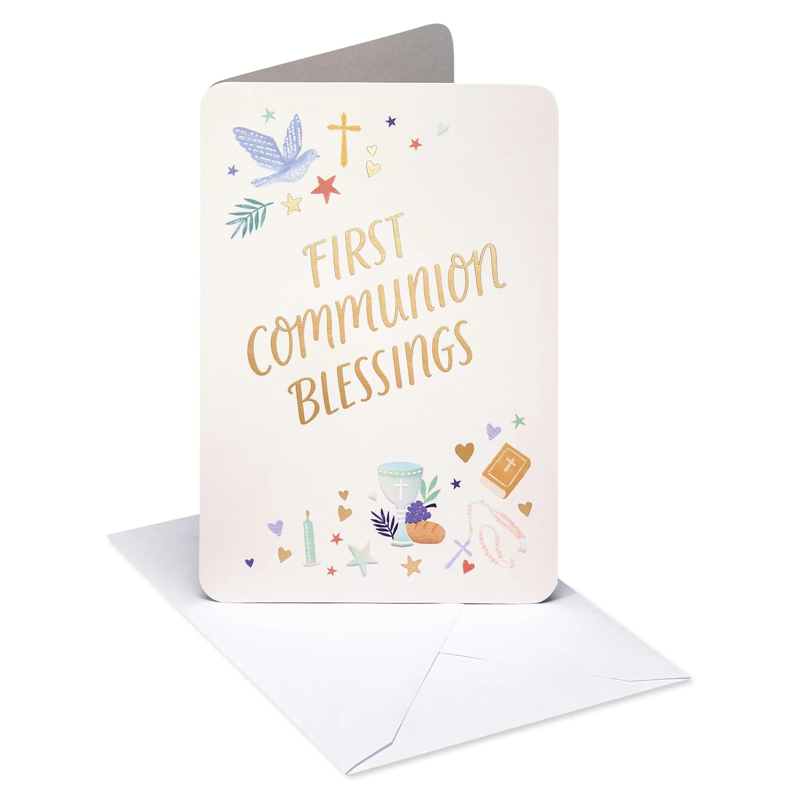 American Greetings Blessing of the Lord First Communion Card | Religious Blessing for Your Special Day - main product image