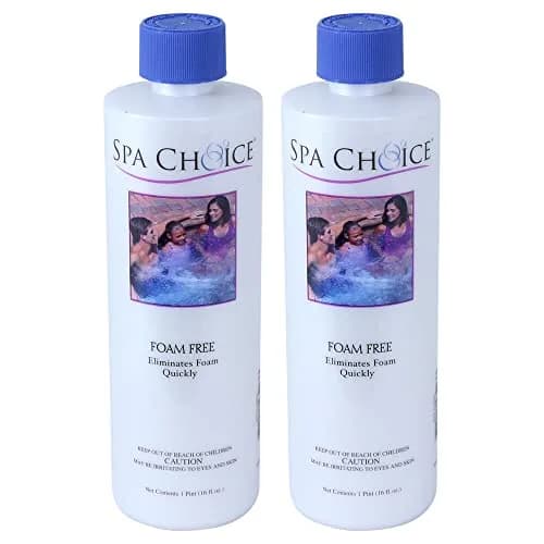SpaChoice 1-Pint 2-Pack Foam Free Anti-Foam for Hot Tubs | Made in USA (70-120 chars) thumbnail 1