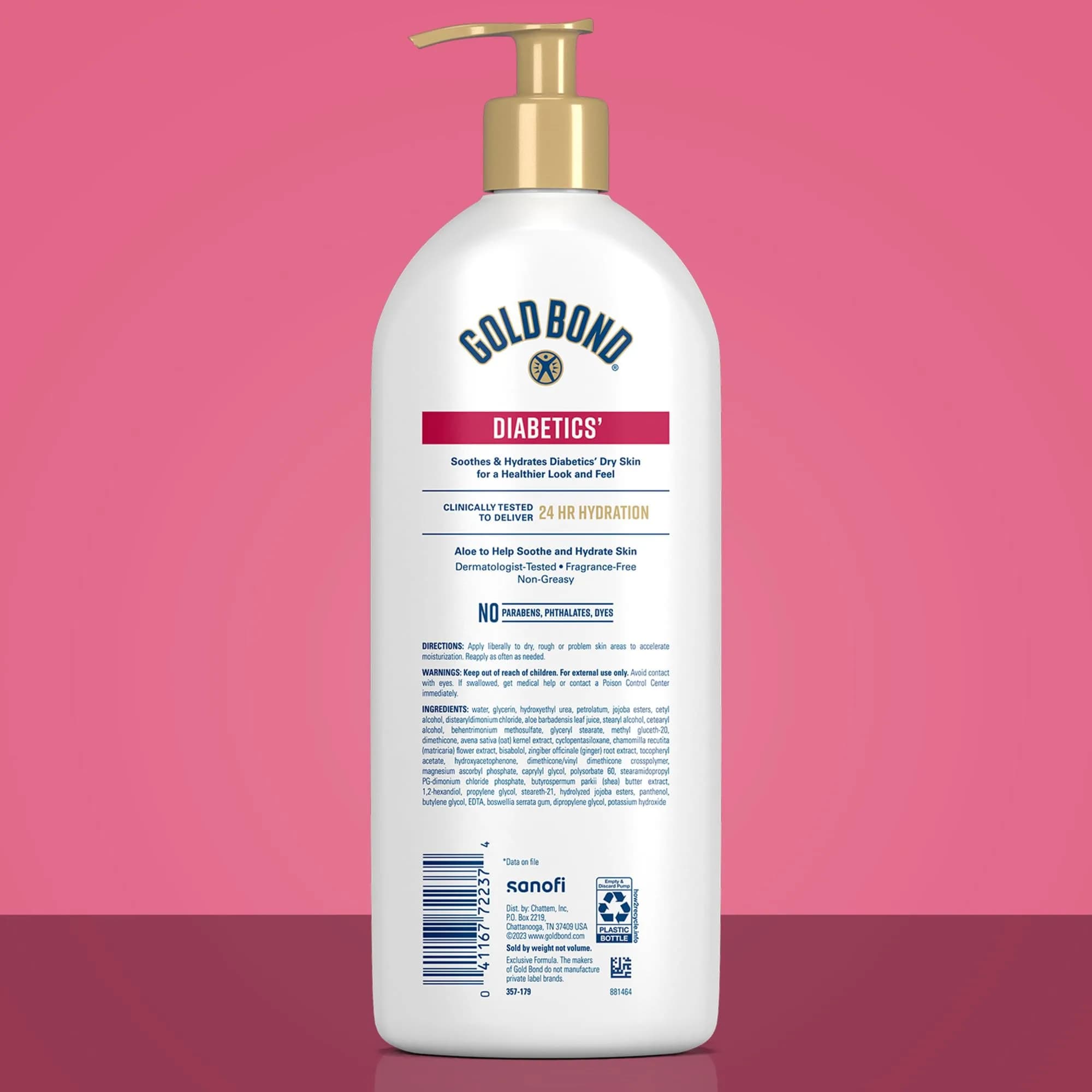 Gold Bond Diabetics' Dry Skin Relief Lotion 21 Oz (621 ml) | Dermatologist Tested for Dry Skin - view 2