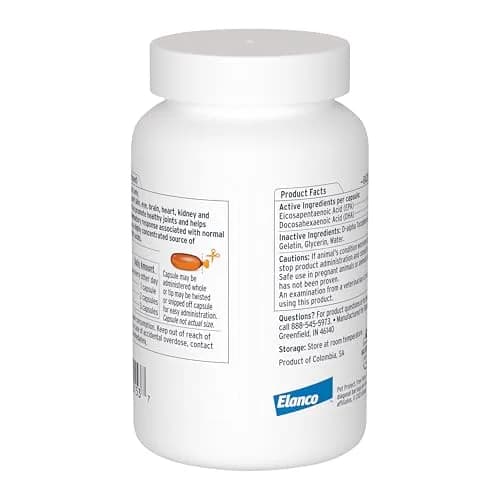 Pet Protect Omega-3 Fish Oil Supplement for Cats & Small Dogs, 60 Capsules | Supports Joint, Heart & Immune Health thumbnail 2