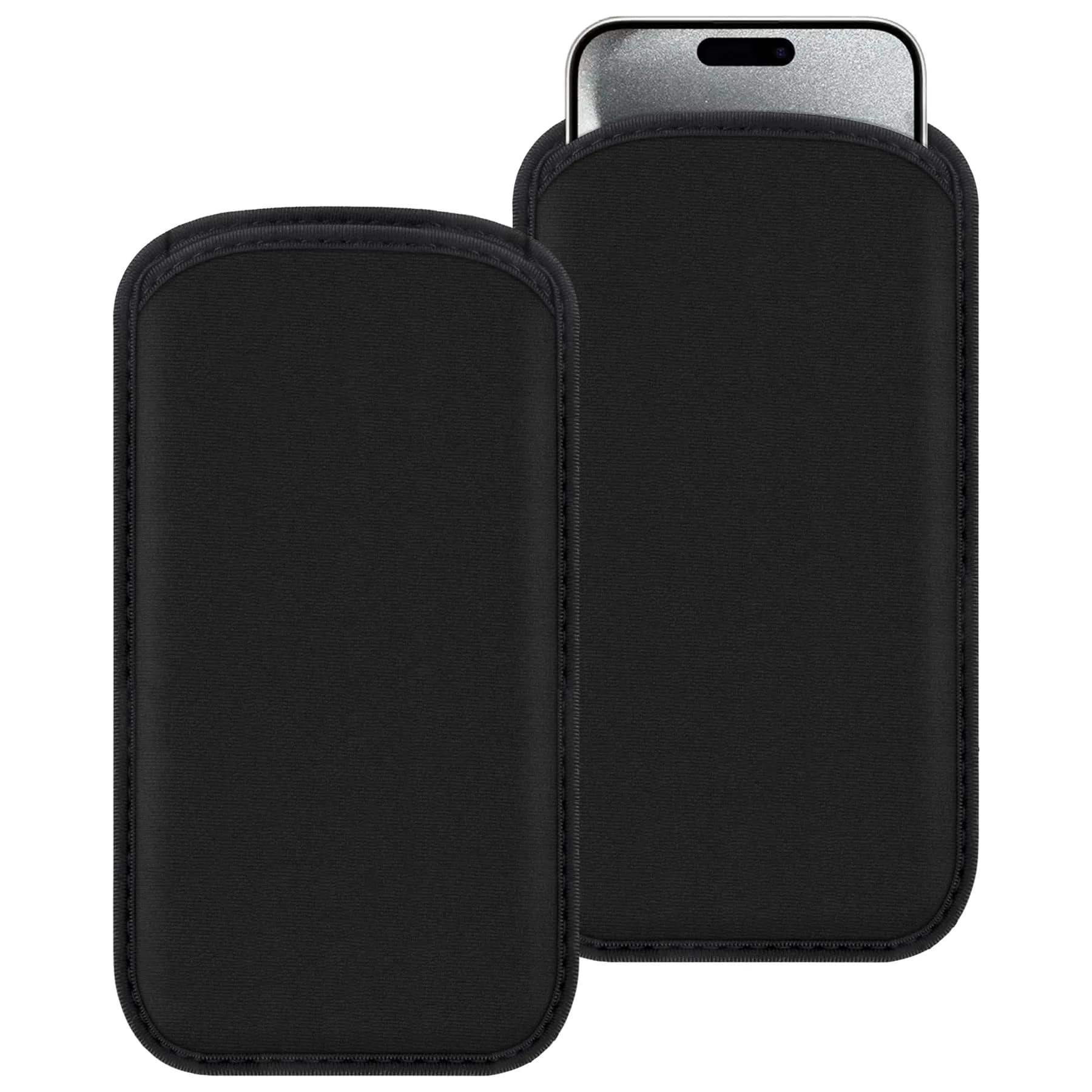 bvya Neoprene Cell Phone Sleeve for iPhone 15 Pro Max/14 Pro Max | Shock Absorb & Dust Protection
