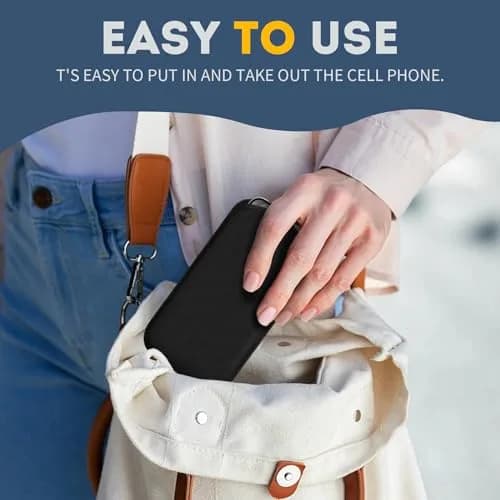 bvya Neoprene Cell Phone Sleeve for iPhone 15 Pro Max/14 Pro Max | Shock Absorb & Dust Protection thumbnail 5