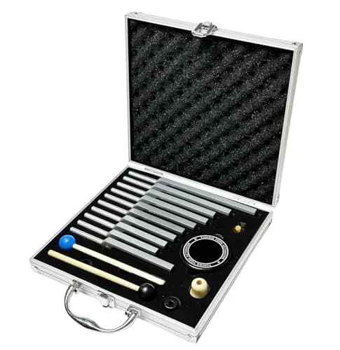 TENFLY Solfeggio Tuning Fork Set 10-Piece 174 Hz - 963 Hz | Medical-Grade Aluminum Alloy thumbnail 1
