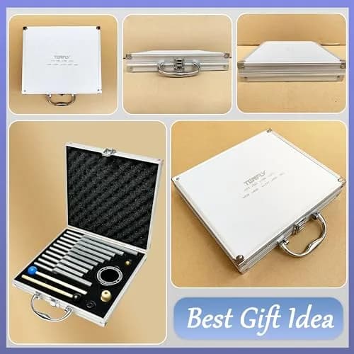 TENFLY Solfeggio Tuning Fork Set 10-Piece 174 Hz - 963 Hz | Medical-Grade Aluminum Alloy thumbnail 7