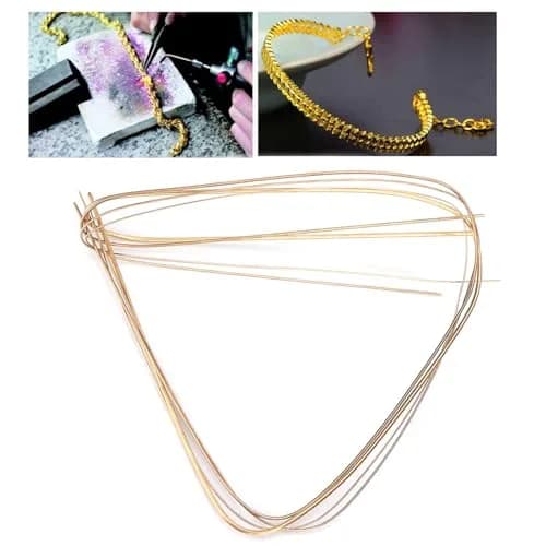 YOSOO Gold Soldering Wire 4Pcs 0.5mm-1.5mm | Copper Jewelry & Metal Welding thumbnail 6