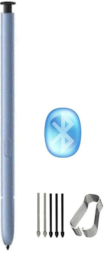 Befzygwk Replacement S Pen for Samsung Galaxy S22 Ultra 5G with Bluetooth, 4096 Pressure Levels, Blue | Includes 5 Tips & Tweezer - main product image