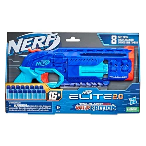Nerf Elite 2.0 Trailblazer RD-8 Blaster Wild Edition 16 Darts | Hammer Action Priming thumbnail 2