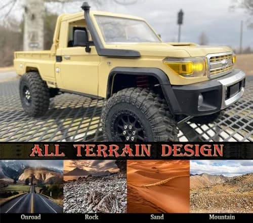 WPLDEWAN RC Rock Crawler 4x4 MN82 Toyota LC79 | 1/12 Scale Off-Road RC Truck for Adults thumbnail 4