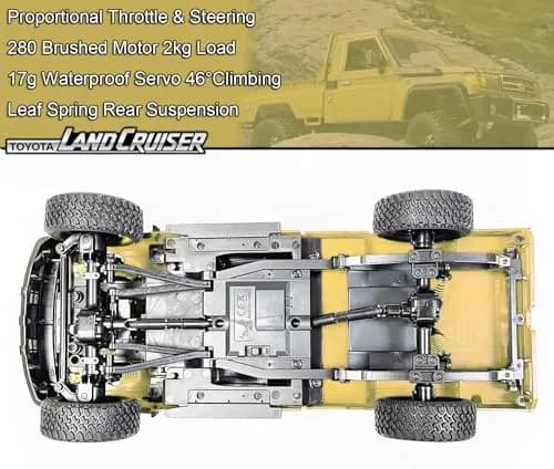 WPLDEWAN RC Rock Crawler 4x4 MN82 Toyota LC79 | 1/12 Scale Off-Road RC Truck for Adults thumbnail 5