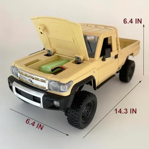 WPLDEWAN RC Rock Crawler 4x4 MN82 Toyota LC79 | 1/12 Scale Off-Road RC Truck for Adults thumbnail 6