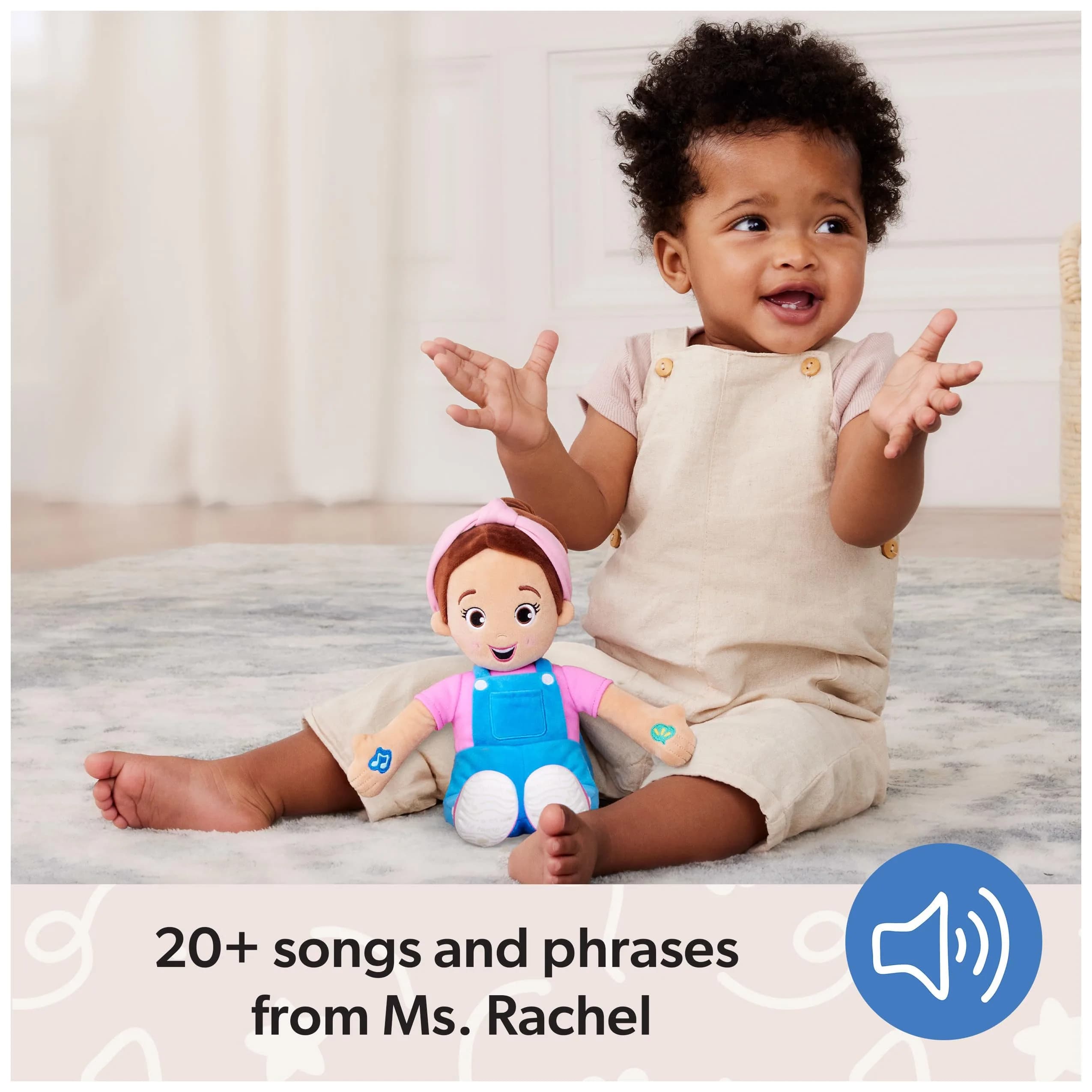 Ms. Rachel Speak & Sing Doll, 16-Inch Interactive Toy with Sounds | Expert-Created Learning Toy for Ages 6 Months+ - view 5