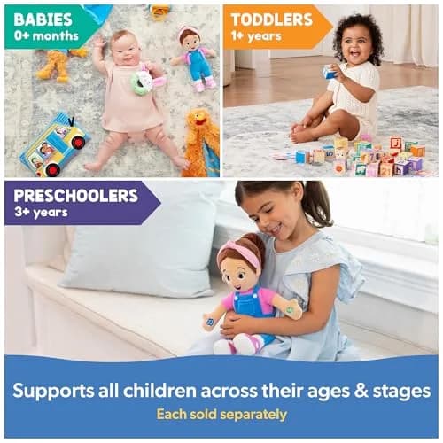 Ms. Rachel Speak & Sing Doll, 16-Inch Interactive Toy with Sounds | Expert-Created Learning Toy for Ages 6 Months+ thumbnail 8