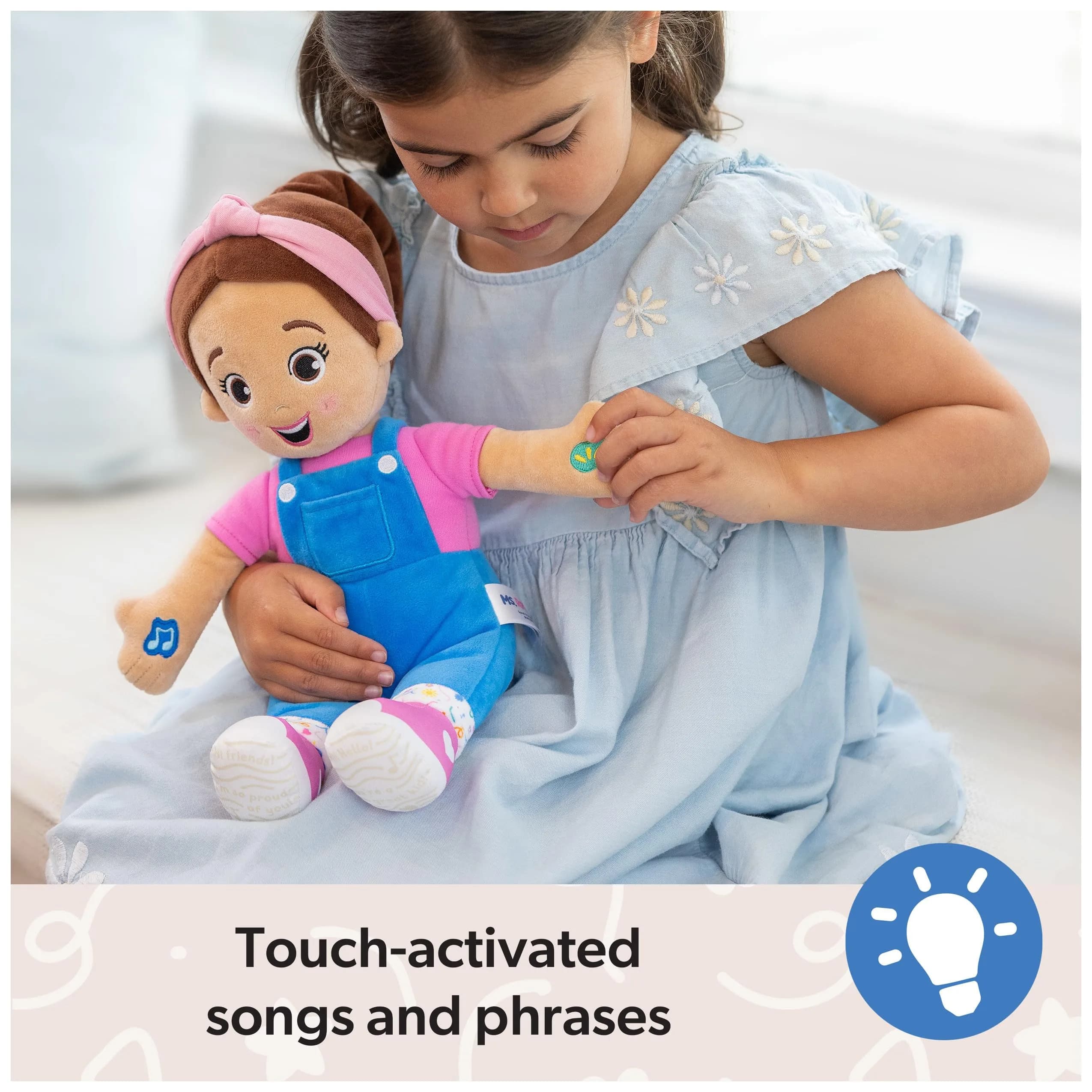 Ms. Rachel Speak & Sing Doll, 16-Inch Interactive Toy with Sounds | Expert-Created Learning Toy for Ages 6 Months+ - view 4
