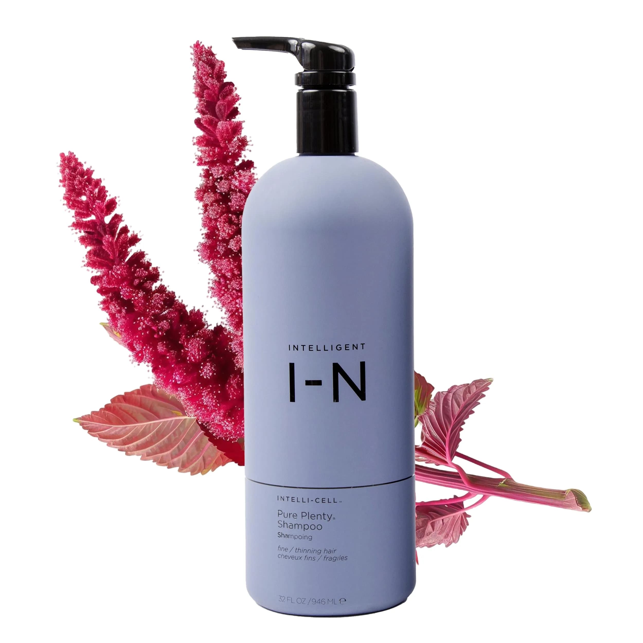Intelligent Nutrients Pure Plenty Vegan Hair Growth Shampoo 8.5 oz | Organic, Sulfate-Free, Color-Safe for Thinning Hair