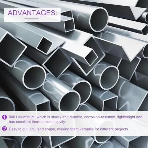 DMiotech 6061 Aluminum Round Tube 25mm OD x 23mm ID x 300mm Length | Industry Metal Tubing for Machinery Frame Construction DIY Projects thumbnail 4