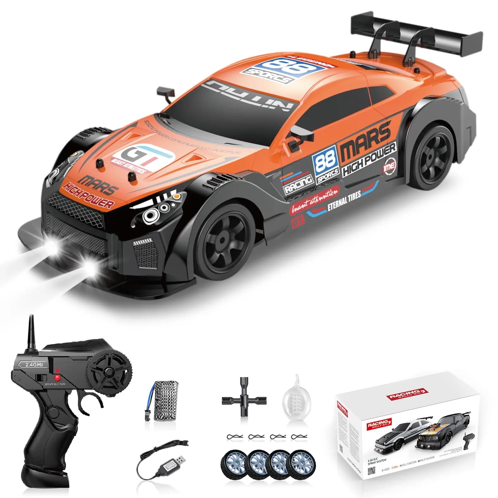 Sakeye RC Drift Car 1:16 Scale 4WD | High Speed Remote Control Toy for Kids & Adults - main product image