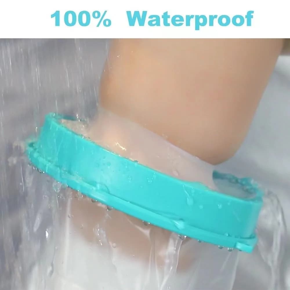 CIVJET Waterproof Cast Cover for Shower Arm (7.9" Opening Diameter) | FDA Approved Medical Grade - view 2
