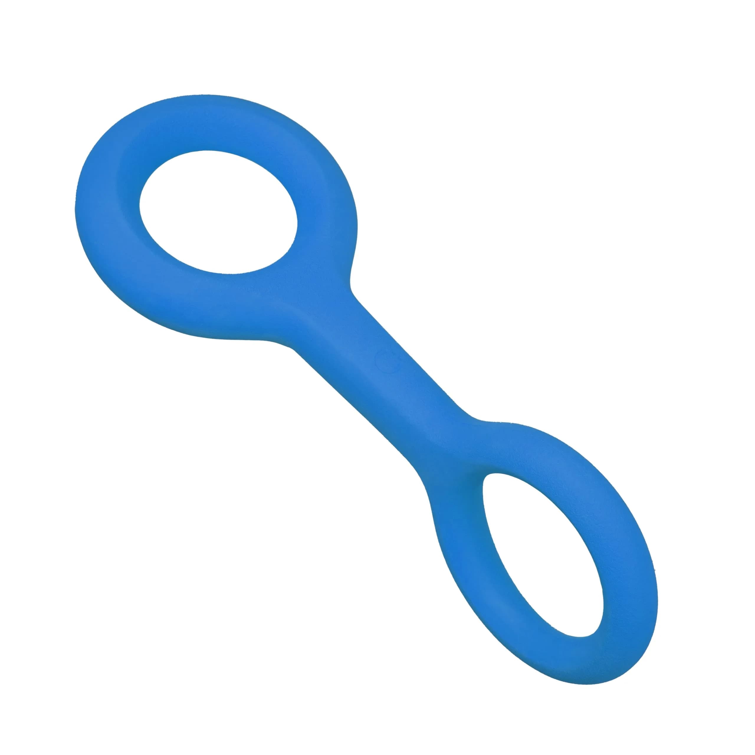 Ubbi Tuggle Dog Toy, Blue | Durable Natural Rubber Tug for Medium & Large Dogs