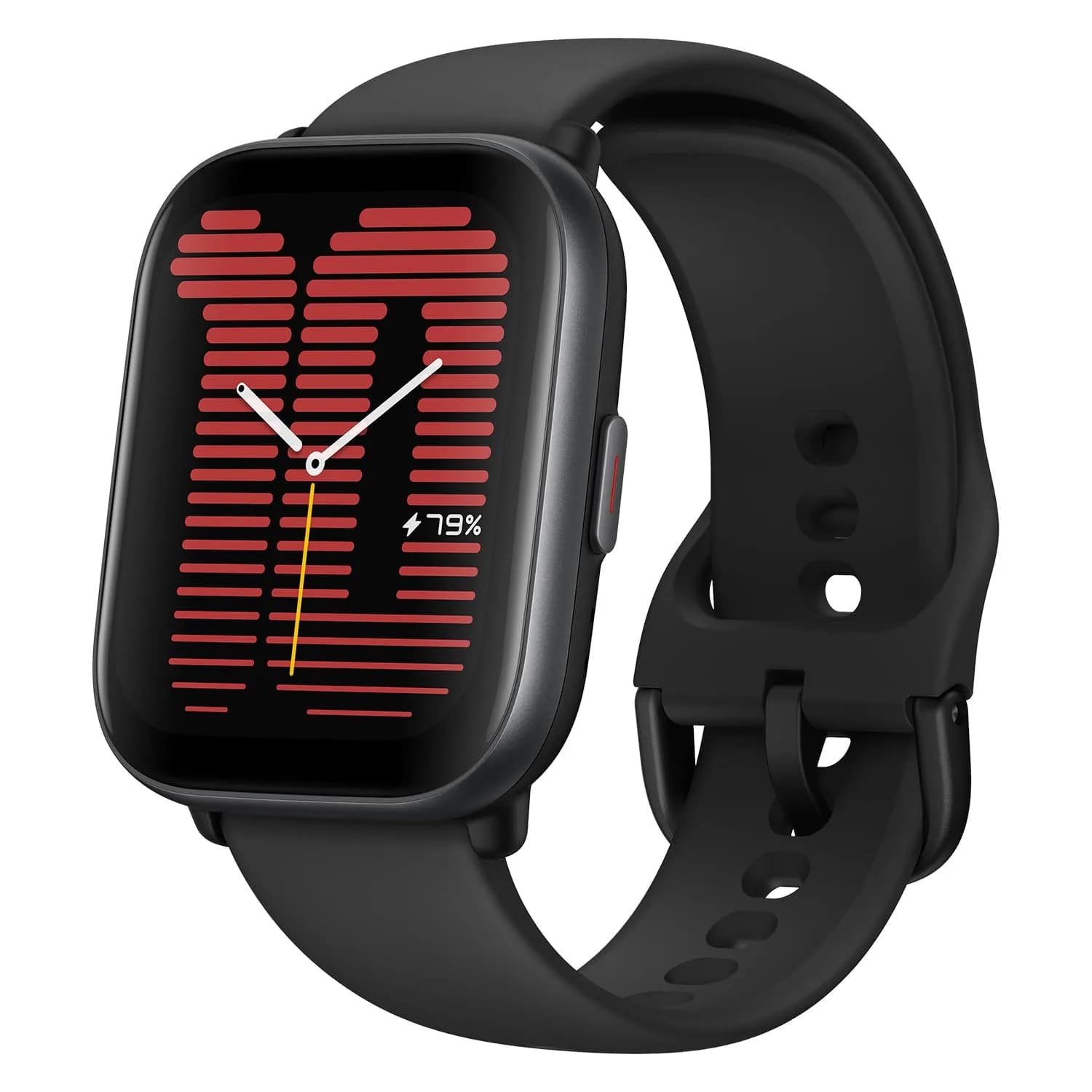 Amazfit Active Smart Watch for Men & Women, Alexa Built-in, GPS, Bluetooth Calling, 14 Day Battery, Black (Renewed) - main product image
