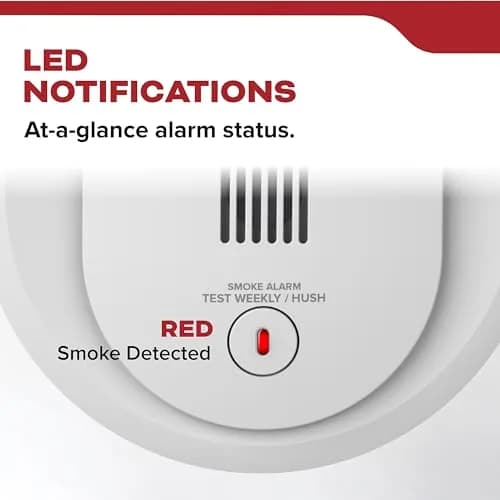 Kidde 10SDR Compact Smoke Detector with AA Batteries | Photoelectric Smoke Alarm thumbnail 8