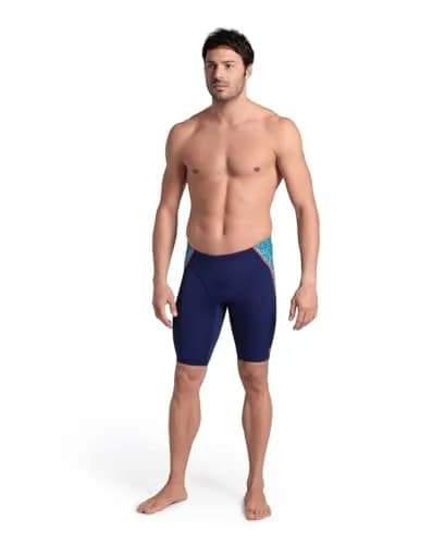 ARENA Performance Men's Camo Kikko Swim Jammer MaxLife Knee-Length | Chlorine Proof, UV Protected thumbnail 6