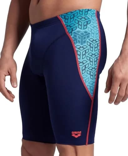 ARENA Performance Men's Camo Kikko Swim Jammer MaxLife Knee-Length | Chlorine Proof, UV Protected thumbnail 3