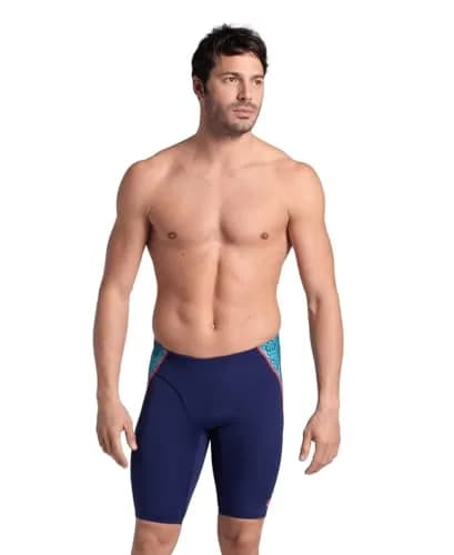 ARENA Performance Men's Camo Kikko Swim Jammer MaxLife Knee-Length | Chlorine-Proof, Eco-Friendly, UV Protected thumbnail 1