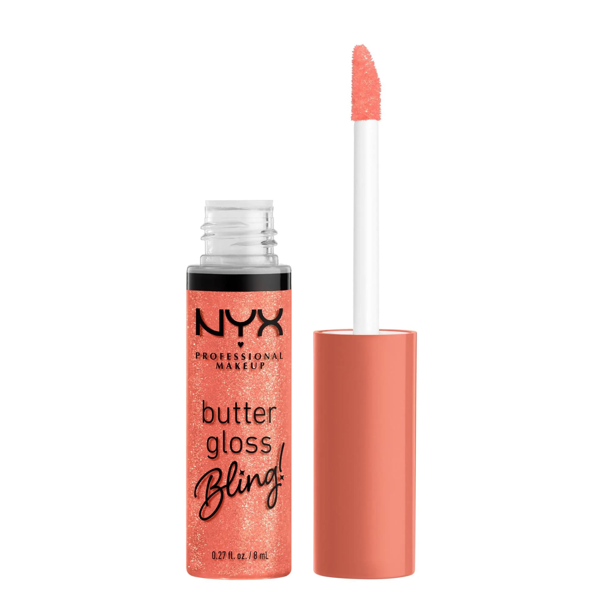 NYX PROFESSIONAL MAKEUP Butter Gloss Bling Lip Gloss, Dripped Out (Shimmer) 8ml (0.27 Fl Oz) - main product image