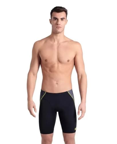 ARENA Performance Men's Camo Kikko Swim Jammer MaxLife Knee-Length | Chlorine-Resistant, Eco-Friendly, UV Protected thumbnail 1