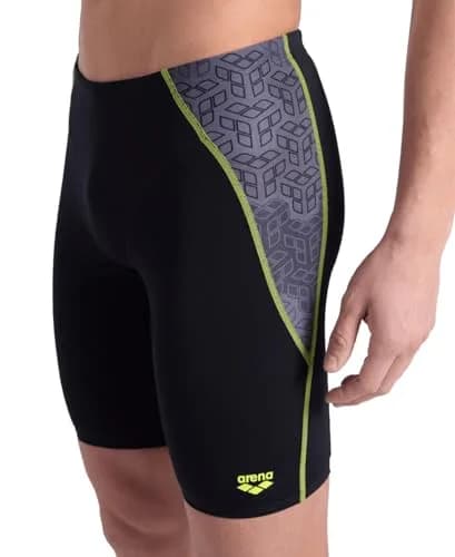ARENA Performance Men's Camo Kikko Swim Jammer MaxLife Knee-Length | Chlorine-Resistant, Eco-Friendly, UV Protected thumbnail 3
