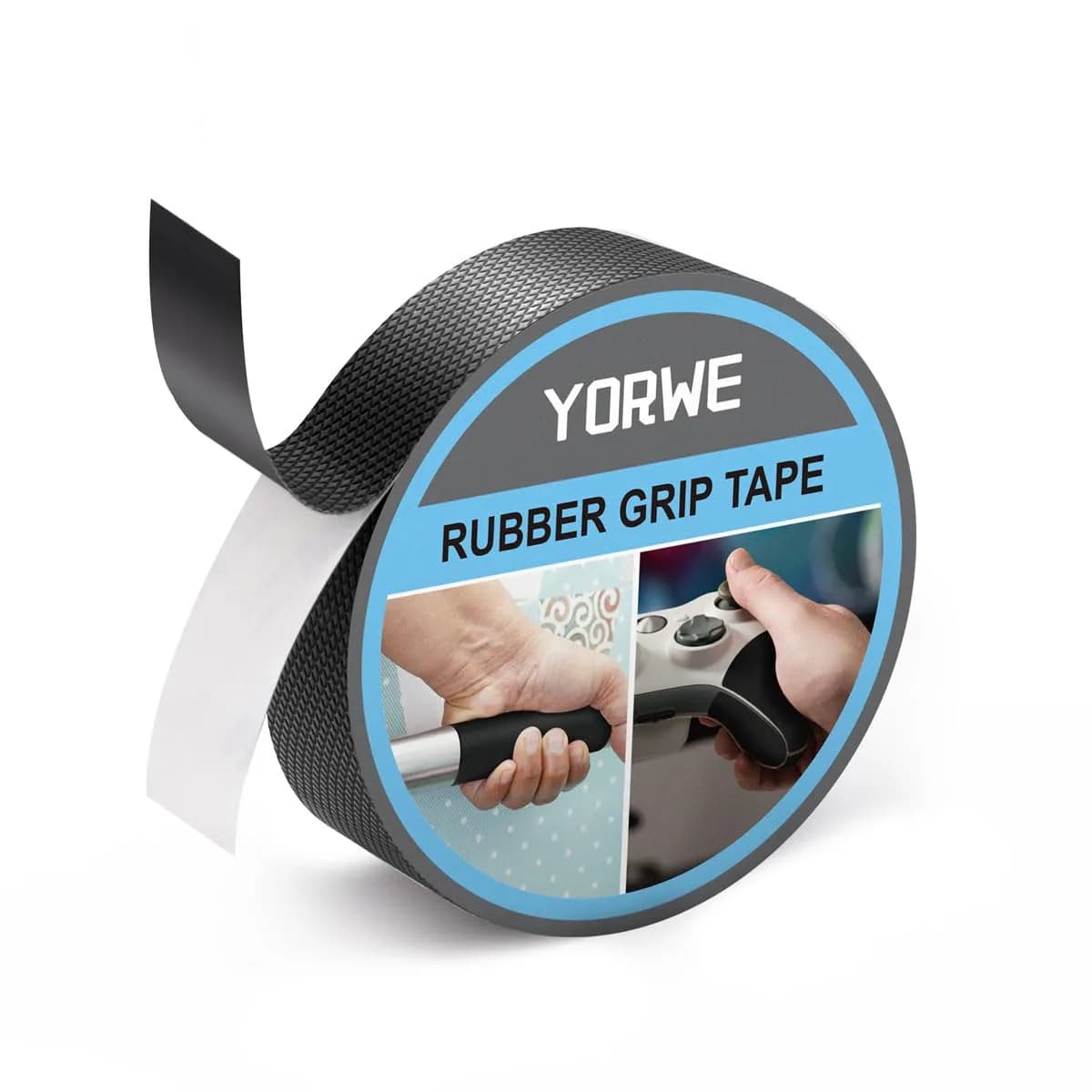 Yorwe Rubber Grip Tape, Ultra-Thin for Handles & Tools | Waterproof, Cushioned & Easy to Apply - main product image
