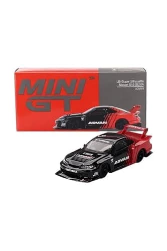 Mini GT 1999 Nissan Silvia (S15) LB-Super Silhouette 1:64 Diecast Model Car | Authentic Detail for Collectors thumbnail 4