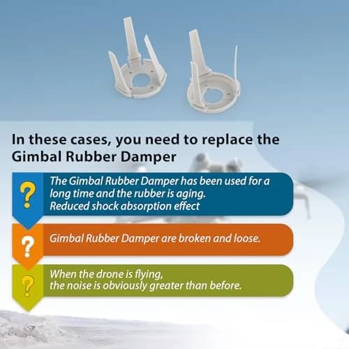 HBIHGHHONG Gimbal Shock Absorption Rubber Replacement for DJI Mini 4 Pro (Left & Right) with Repair Tools thumbnail 3