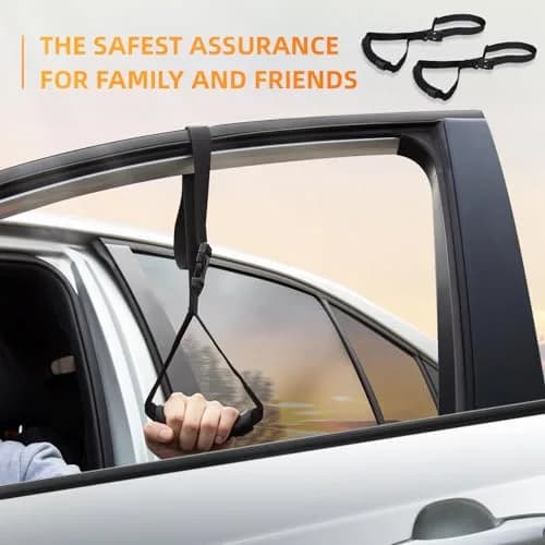 KOUNATSURI Car Door Handle for Elderly 2-Pack | Portable Vehicle Support Handle with 400lb Capacity thumbnail 6
