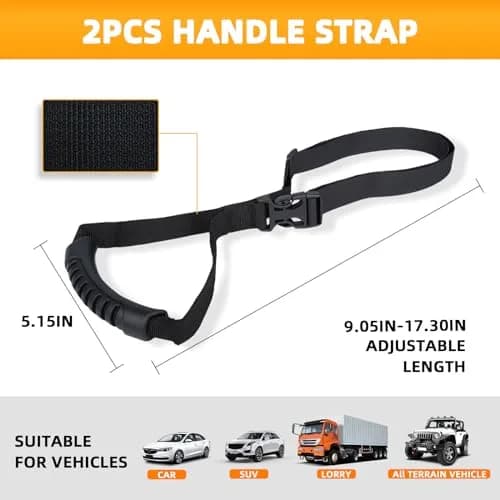 KOUNATSURI Car Door Handle for Elderly 2-Pack | Portable Vehicle Support Handle with 400lb Capacity thumbnail 2