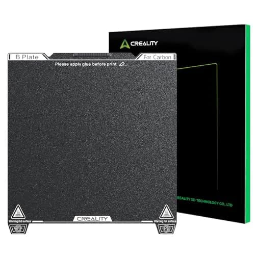 Creality K1C Textured Build Plate 235x235mm (9.25x9.25 in) | Official PEI Sheet with Nozzle Cleaner thumbnail 1