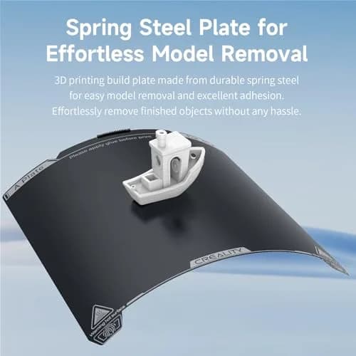 Creality K1C Smooth PEI Build Plate 235x235mm | Nozzle Cleaner & Magnetic Platform for Ender 3 Series thumbnail 6
