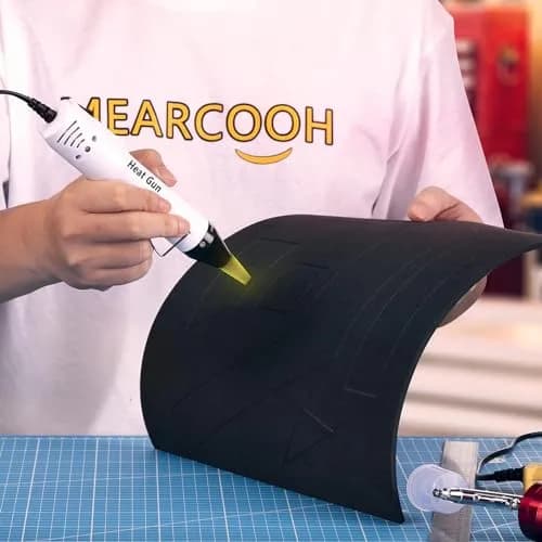 MEARCOOH Black EVA Foam Roll 12mm Thick (35.5cm x 99cm) | High Density 86kg/m³ for Cosplay & Crafts thumbnail 5