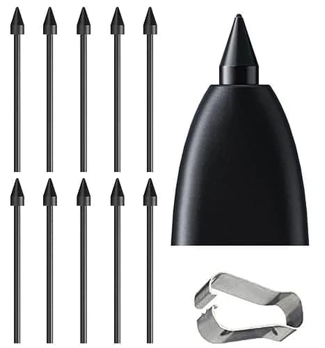 Befzygwk Replacement S Pen Tips for Samsung Galaxy Tab S7/S7+/S7 FE (10 Black Tips) thumbnail 1