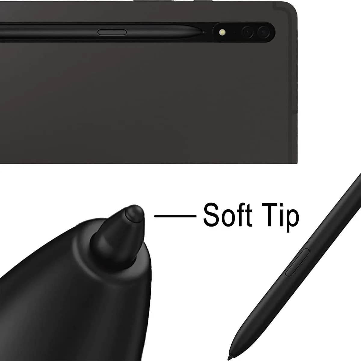 Befzygwk Replacement S Pen Tips for Samsung Galaxy Tab S7/S7+/S7 FE (10 Black Tips) - view 4