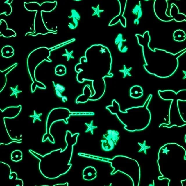 Blanket Buddies Mermaid Narwhal Throw Blanket Glow in The Dark 127cm x 152cm (50" x 60") | Cozy Fleece for Kids thumbnail 5