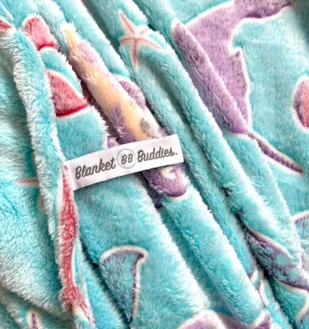 Blanket Buddies Mermaid Narwhal Throw Blanket Glow in The Dark 127cm x 152cm (50" x 60") | Cozy Fleece for Kids thumbnail 9