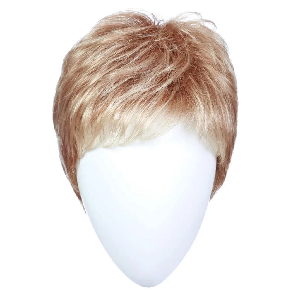 Hair u wear Raquel Welch Winner Pixie Boy Cut Short Wig Ultra-Petite Cap R56/60 Silver Mist | Light, Wavy, Ready-to-Wear (70-120 chars) — R23S+ Glazed Vanilla