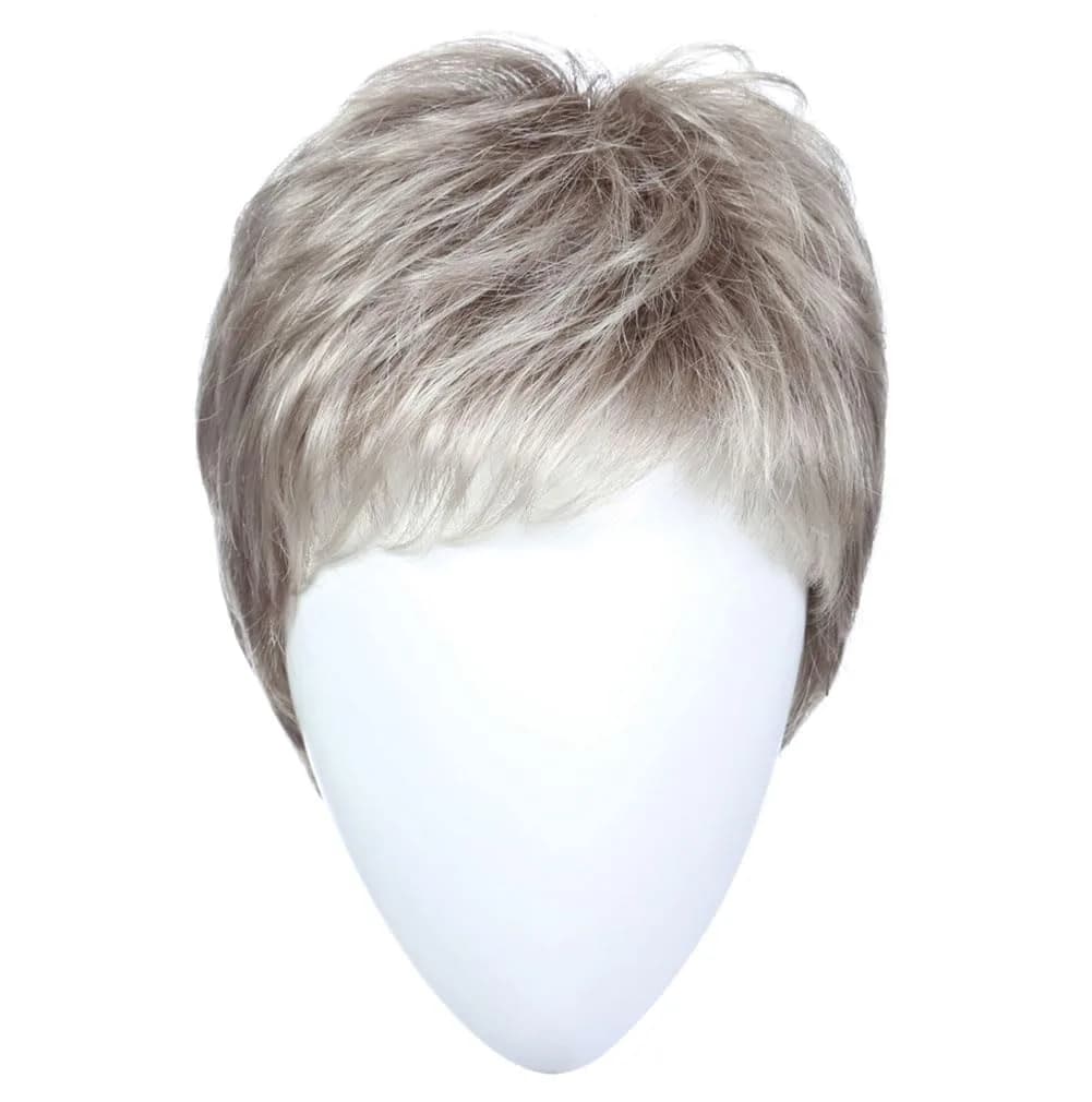 Hair u wear Raquel Welch Winner Pixie Boy Cut Short Wig Ultra-Petite Cap R56/60 Silver Mist | Light, Wavy, Ready-to-Wear (70-120 chars) — R56/60 Silver Mist