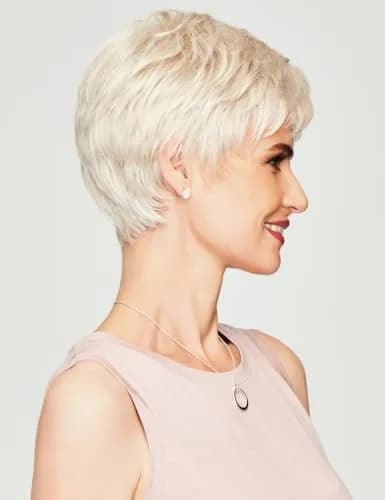 Hair u wear Raquel Welch Winner Pixie Boy Cut Short Wig Ultra-Petite Cap R56/60 Silver Mist | Light, Wavy, Ready-to-Wear (70-120 chars) thumbnail 7