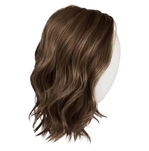 Hair u wear Raquel Welch Simmer Elite Layered Shoulder Length Wig Petite Cap RL4/10SS SS Iced Java | Lightweight Hand-Tied Synthetic Wig thumbnail 4