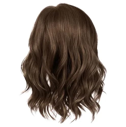 Hair u wear Raquel Welch Simmer Elite Layered Shoulder Length Wig Petite Cap RL4/10SS SS Iced Java | Lightweight Hand-Tied Synthetic Wig thumbnail 5
